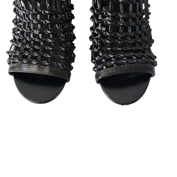 Vince Camuto caged open toed wedge heels - Picture 9 of 10